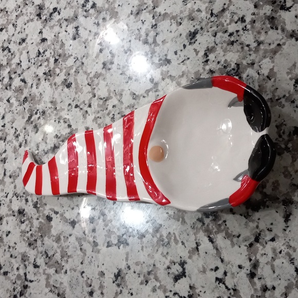 CWC 3-pc. Holiday Baking Tools Set In Red / White Spoon Rest| Spatula | Wihisk - Picture 4 of 12